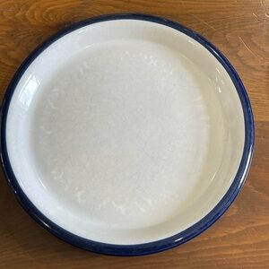 Crown Corning White and Blue 9” salad Plate